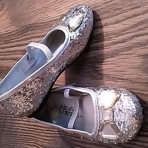 Buster Brown sequin dress shoes sz 9